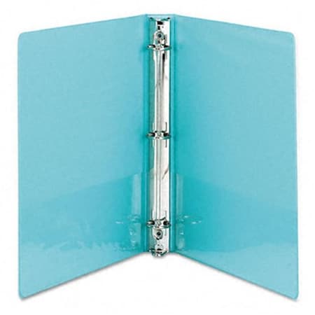 Samsill Samsill U86377 Antimicrobial Presentation View Binders  1in Capacity  Turquoise  2 Pack U86377